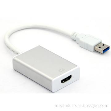 High Speed Male to Female Converter USB3.0 to HDMI Cable Adaptor